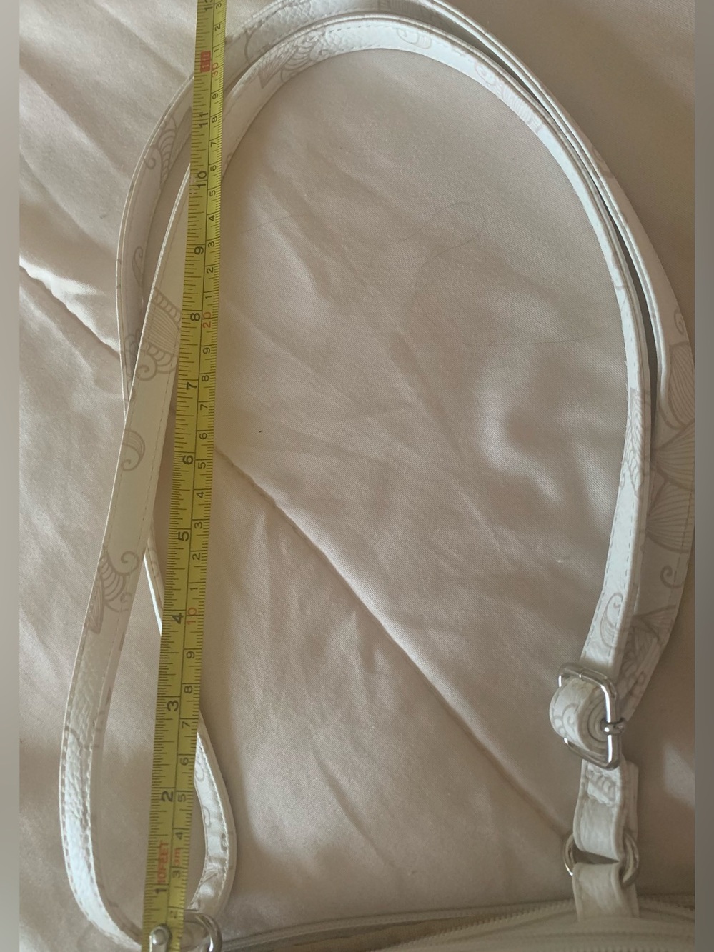 MultiSac Neutral Floral Bag in Off White - Picture 11 of 12